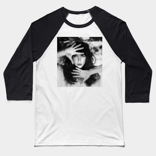 Kate bush - The Dreaming Baseball T-Shirt by Sarah Agalo